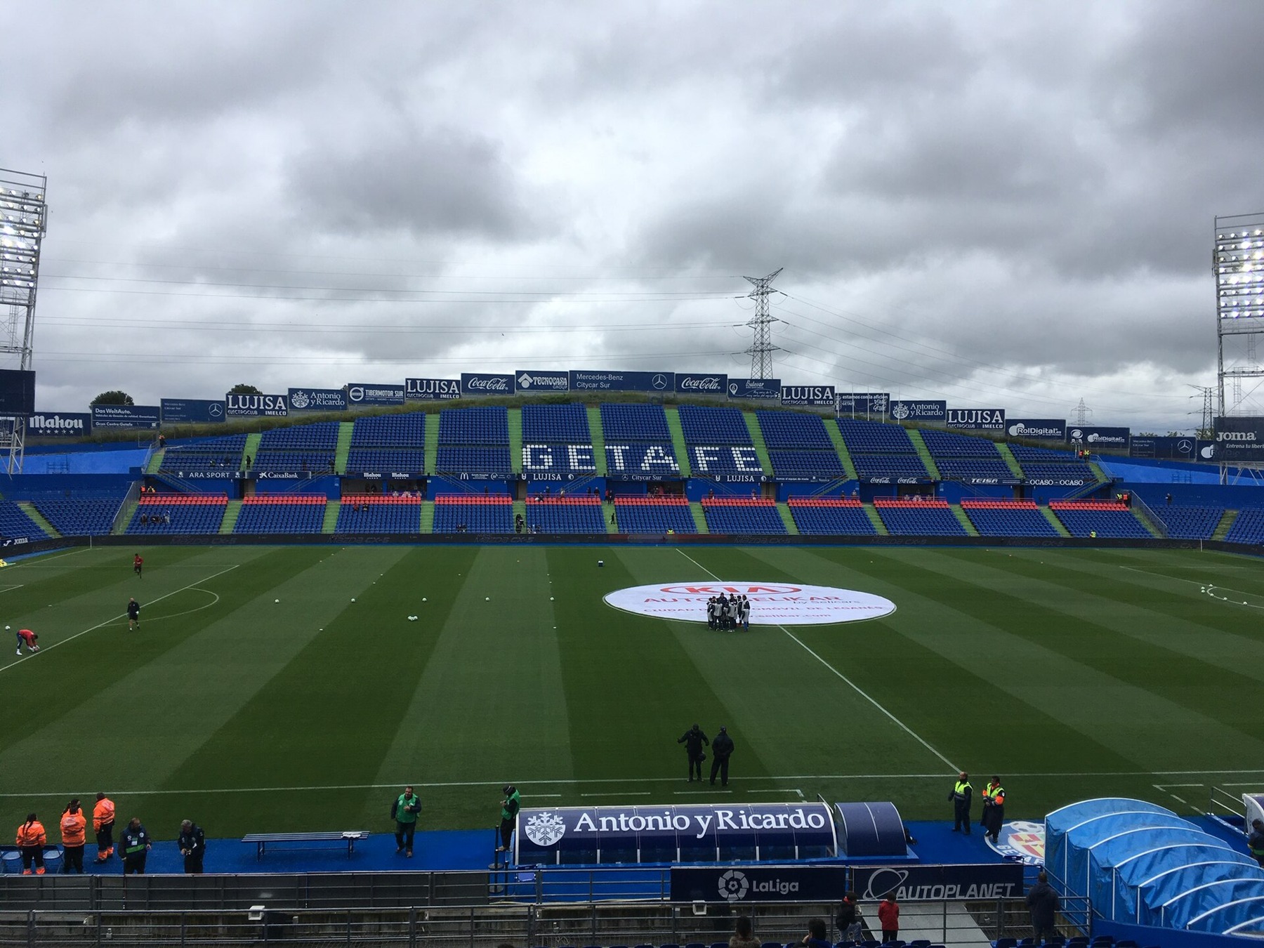 Getafe Coliseum pitch