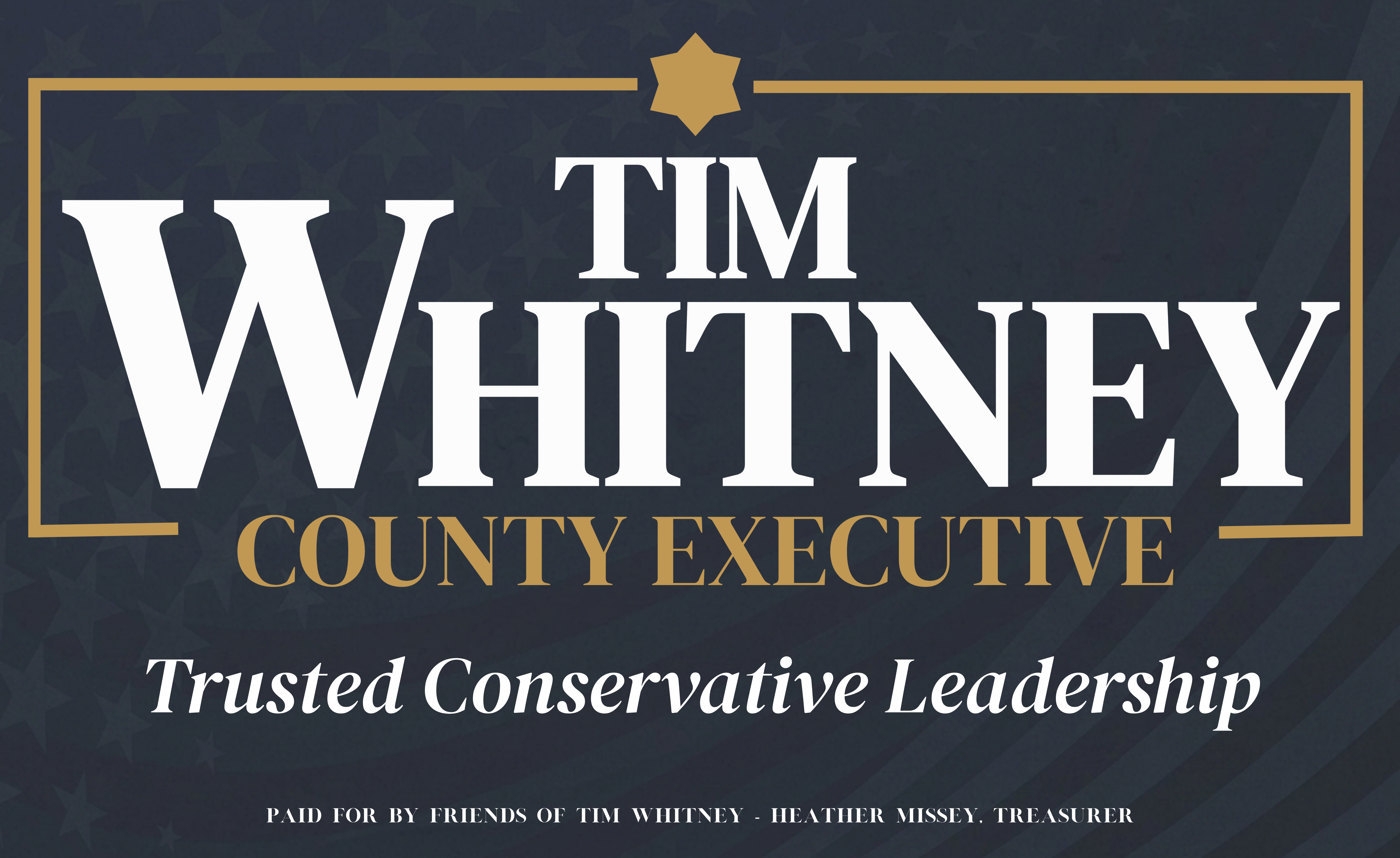 Tim Whitney Political Advertisement