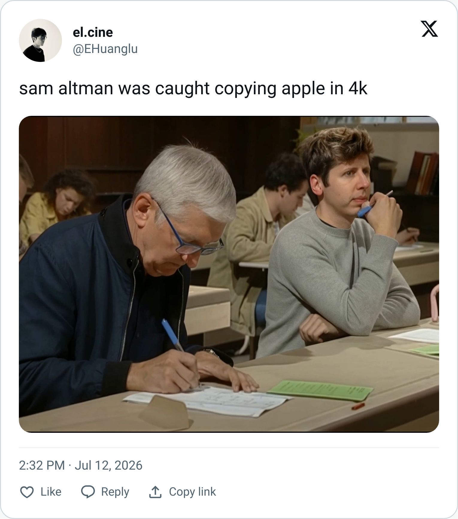 Tweet screenshot