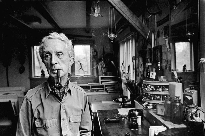Illustration accompanying The Atlantic's essay on Norman Rockwell