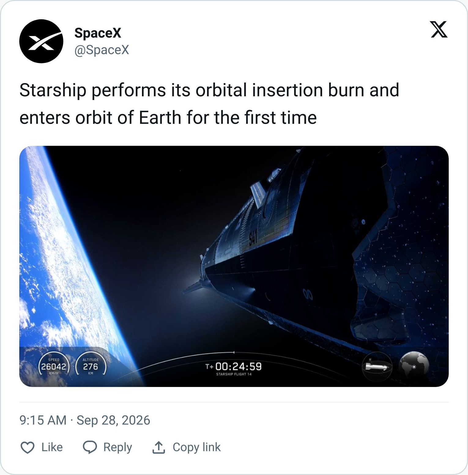 Tweet screenshot