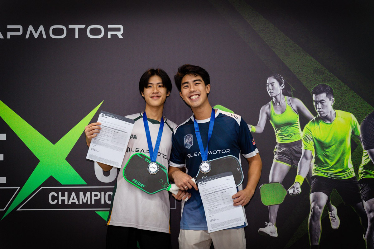 Cheng Yu and Marcus went undefeated the entire PickleX. Thank you, bookies. 