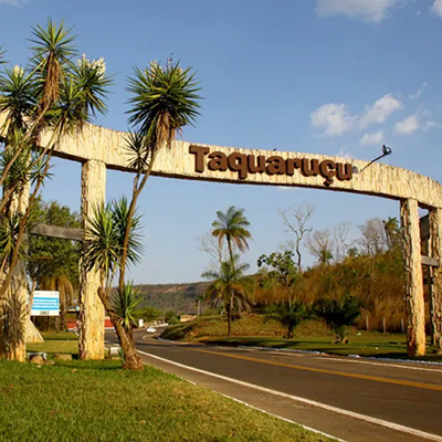 Fotografia do portal de Taquaruçu por Jornal Opção Tocantins, Taquaruçu é um município de turismo tocantinense