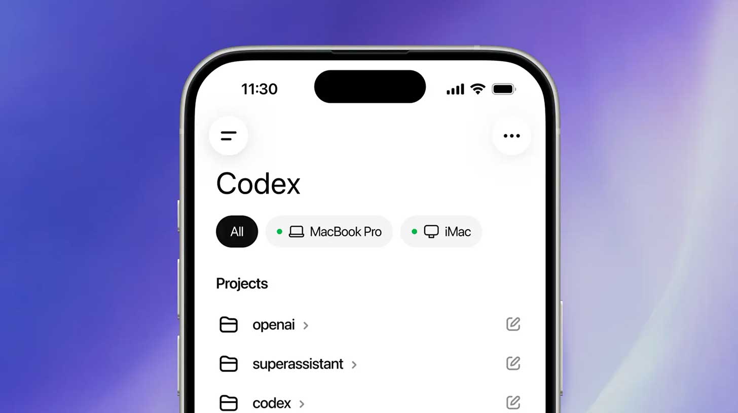 OpenAI Codex'i mobil hale getiriyor