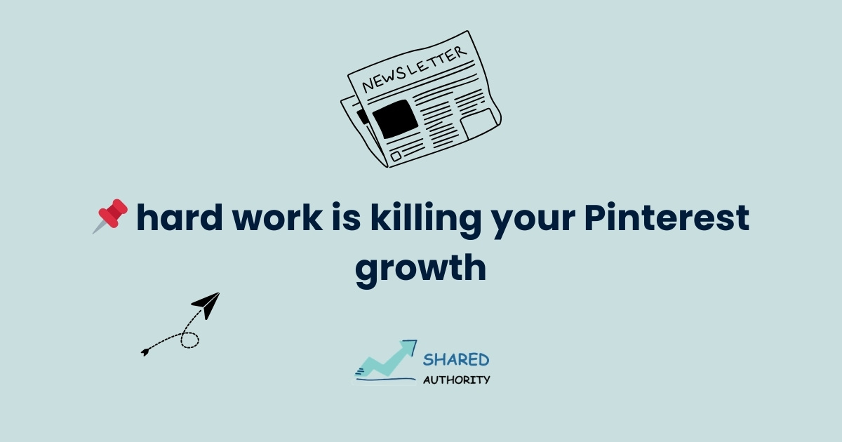 Work Is Ruff 📌 hard work is killing your Pinterest growth