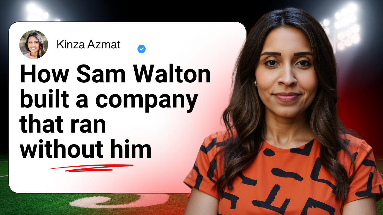 🏈 How Sam Walton built a company that ran without him