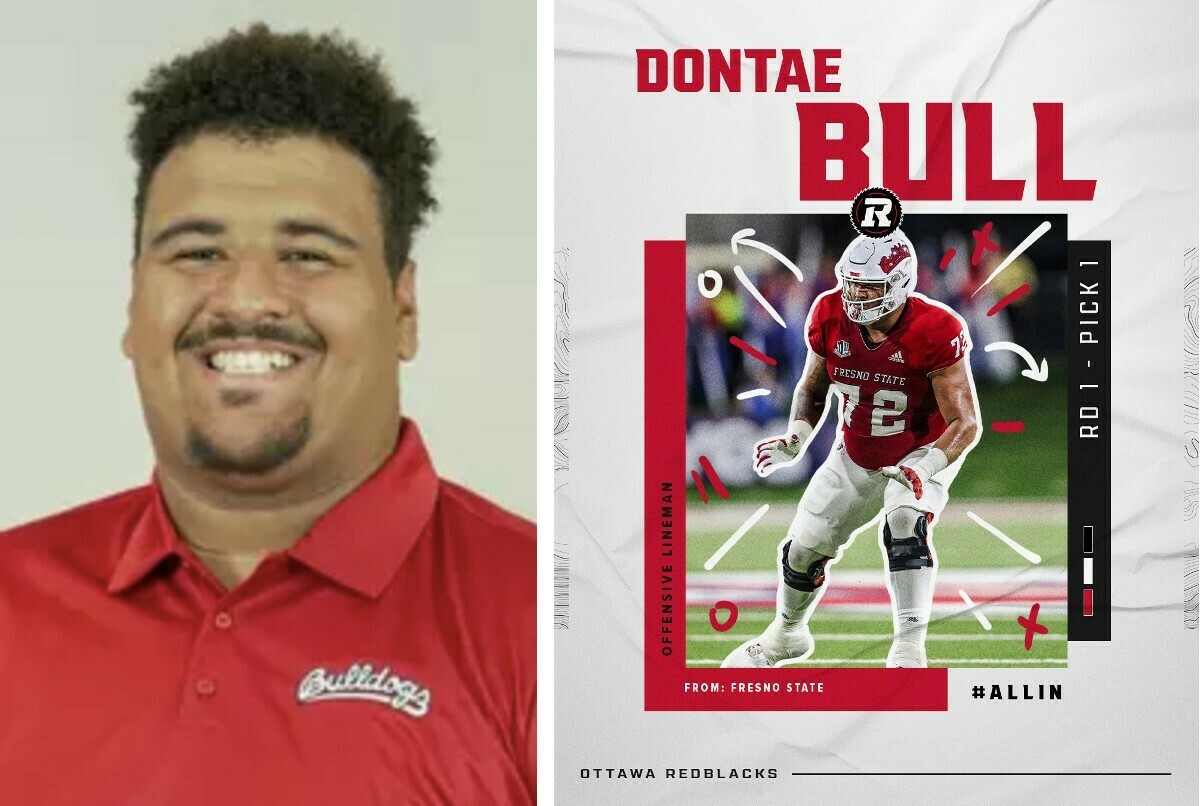 Langford football star first pick in CFL draft