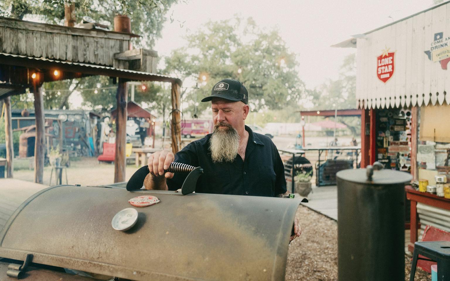 Forrest Welborn at the Manchaca Springs Saloon