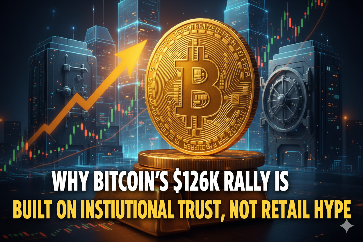 Why Bitcoin’s $126K Rally Is Built on Institutional Trust, Not Retail Hype
