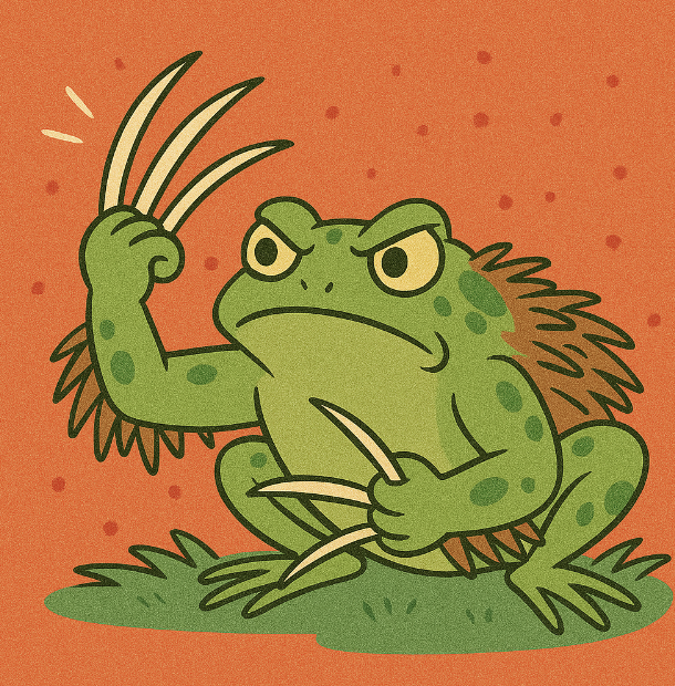 Wolverine Frog Breaks Its Own Bones to Turn Them into Sharp Claws