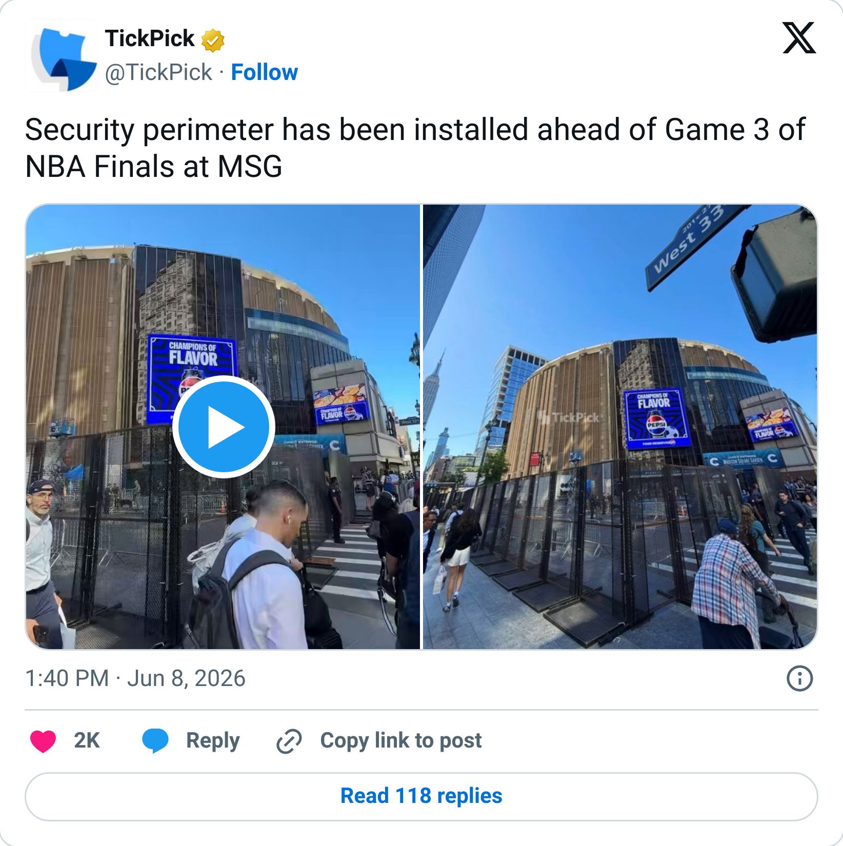 Tweet screenshot