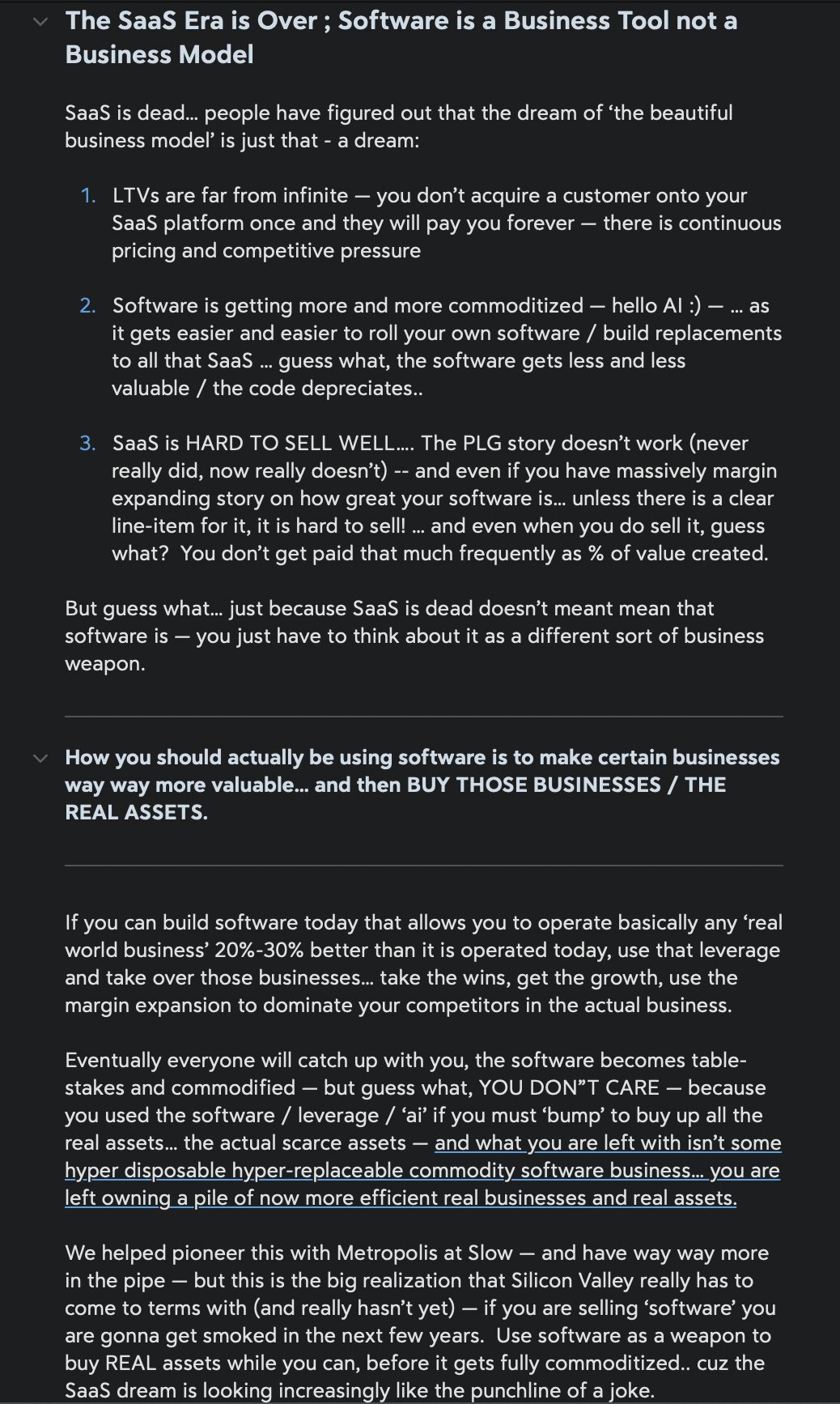 📶 the end of SaaS