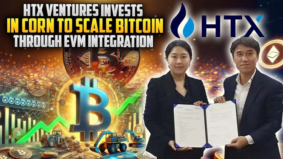 HTX Ventures Invests in Corn to Scale Bitcoin Through EVM Integration
