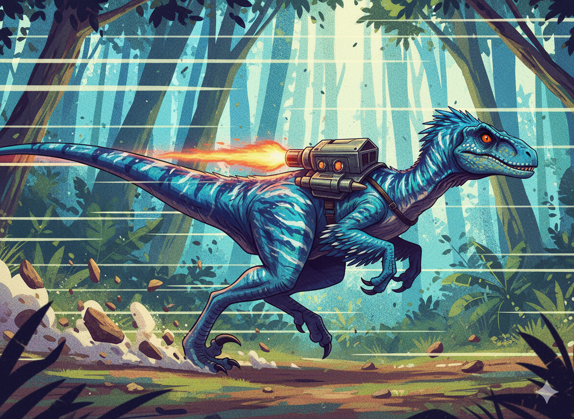 The Rocket Dinosaur