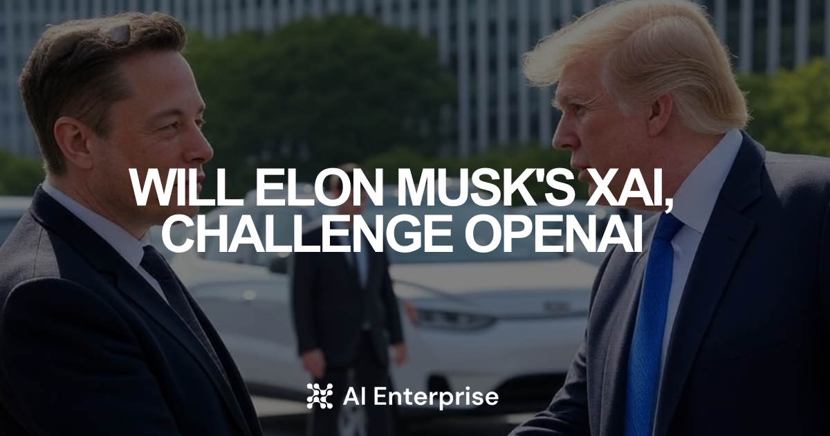 Will Elon Musk's xAI, Challenge OpenAI