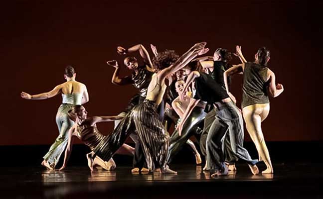 Hofstra dancers in a promotional photograph