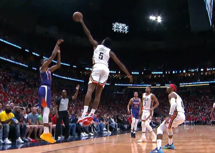 Enjoy Basketball Nikola Jokic calls lob, Herb Jones hosts a block party