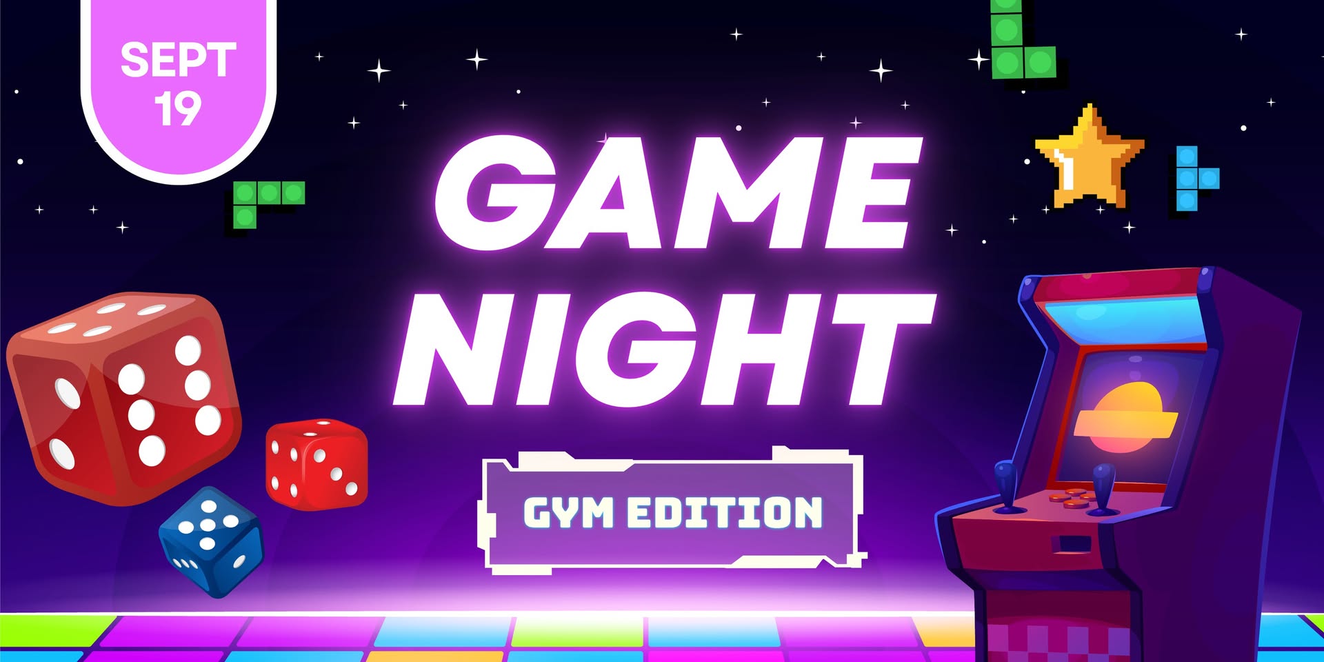 Game Night Gym Edition Sept 19