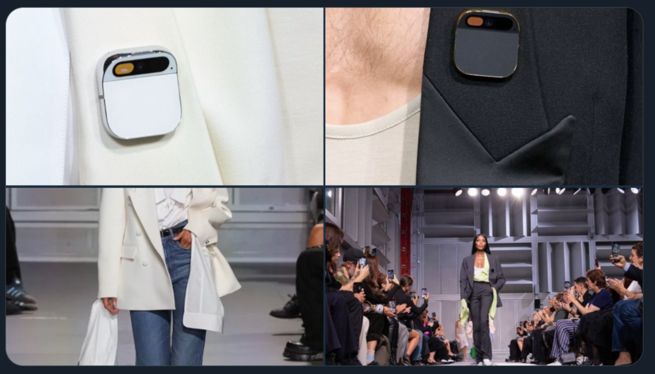 Humane's AI Pin Steps Onto the Fashion Stage in Paris