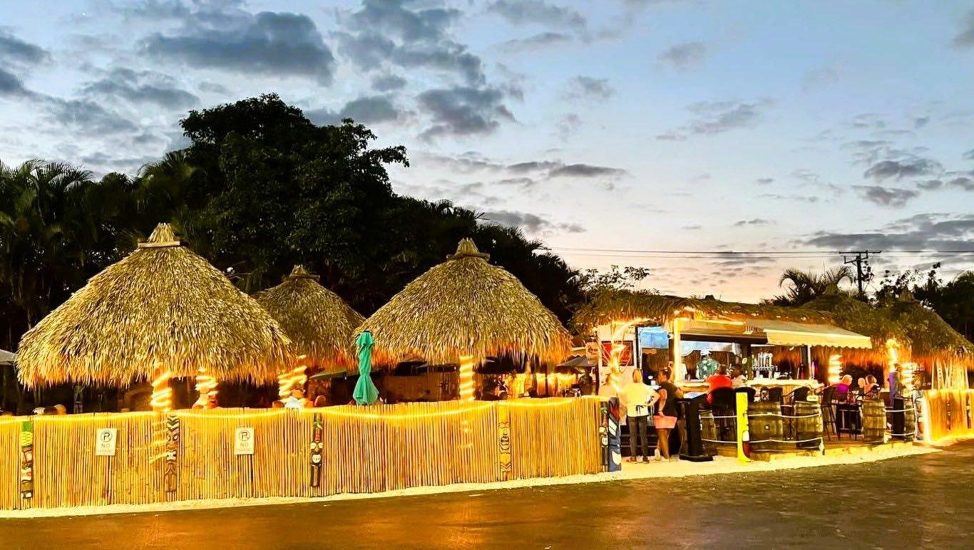Bar area at Cheeky Tiki in Naples