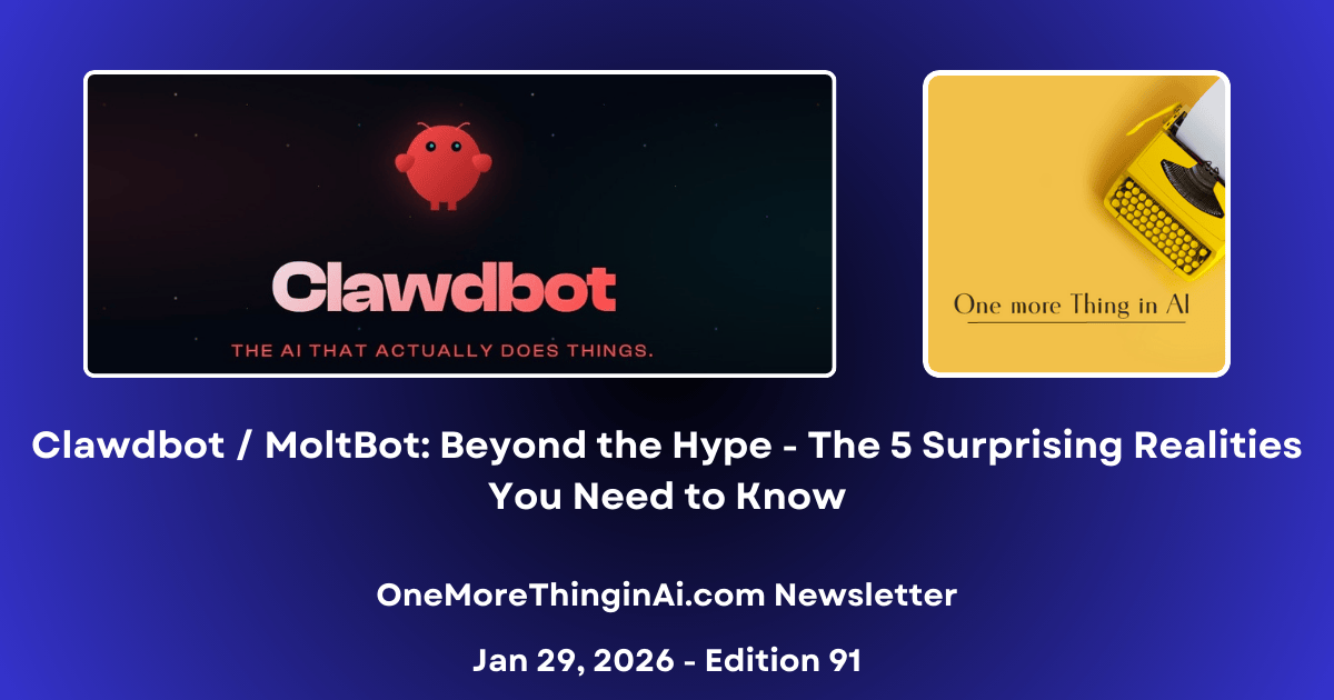 Clawdbot to MoltBot to OpenClaw: Beyond the Hype - The 5 Surprising Realities You Need to Know