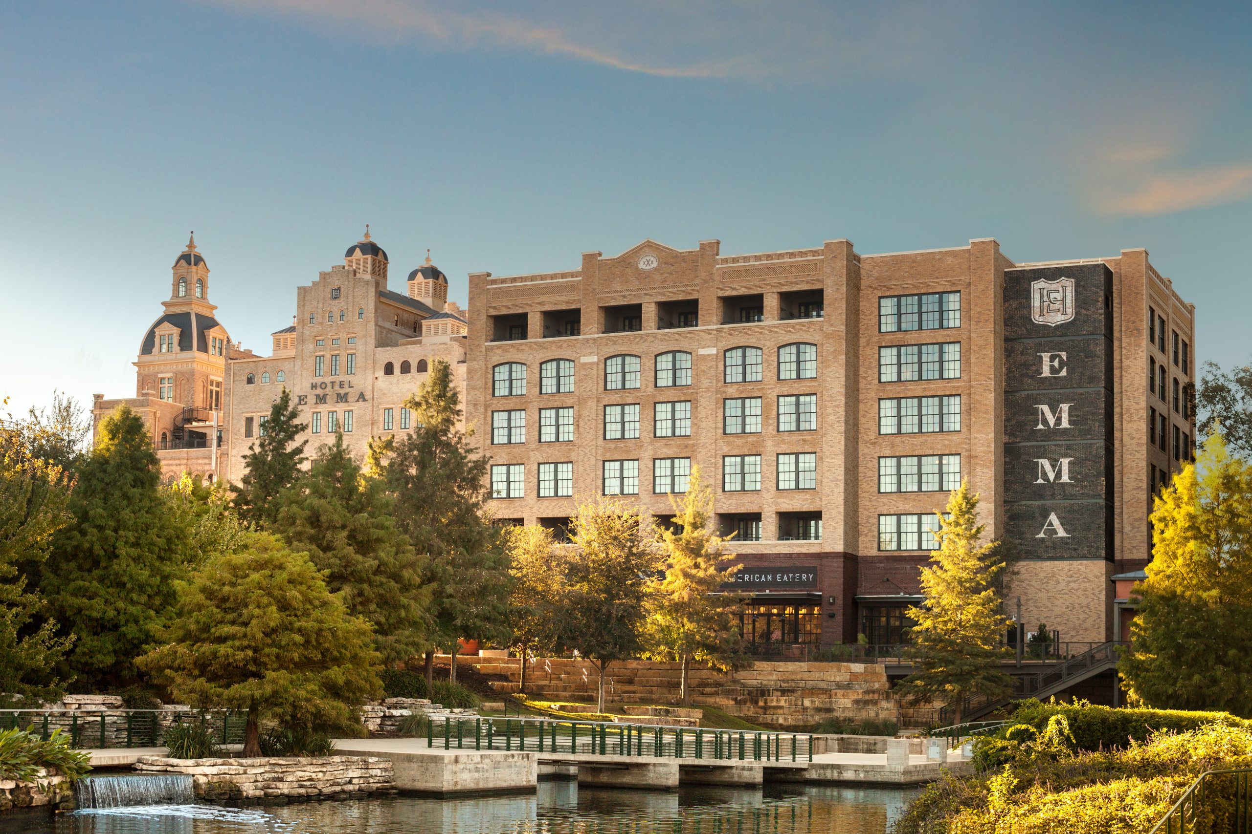 Hotel Emma beside the San Antonio River