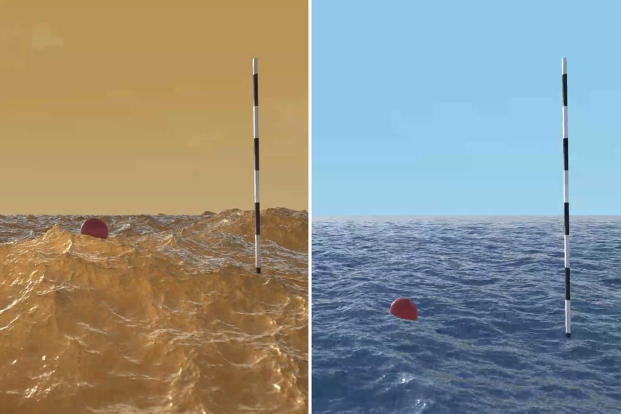 How big are the liquid methane waves on Titan? And another Voyager 1 instrument turned off