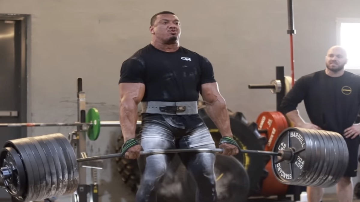 🏋️ larry wheels deadlifts the weight of a small polar bear