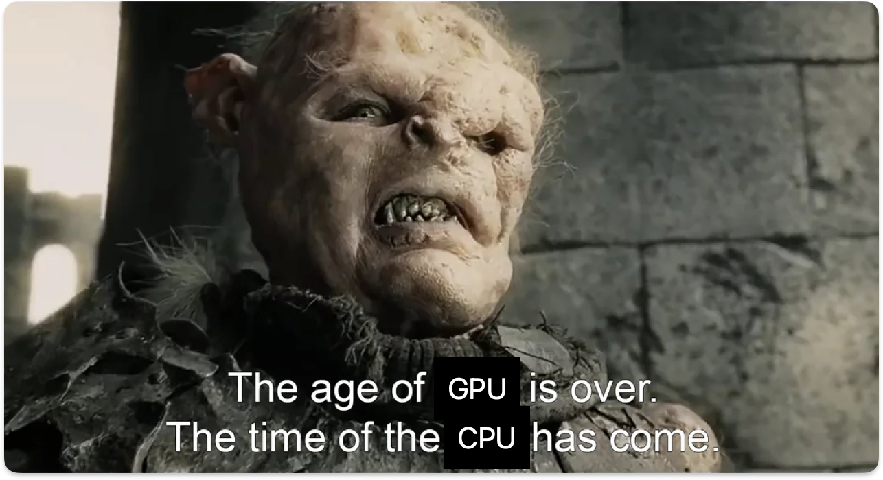Cover for The Time of the CPU has Come