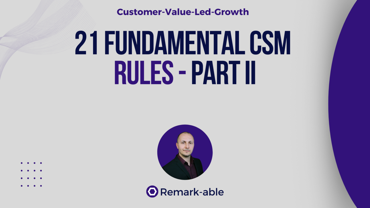21 Fundamental CSM Rules - Part II