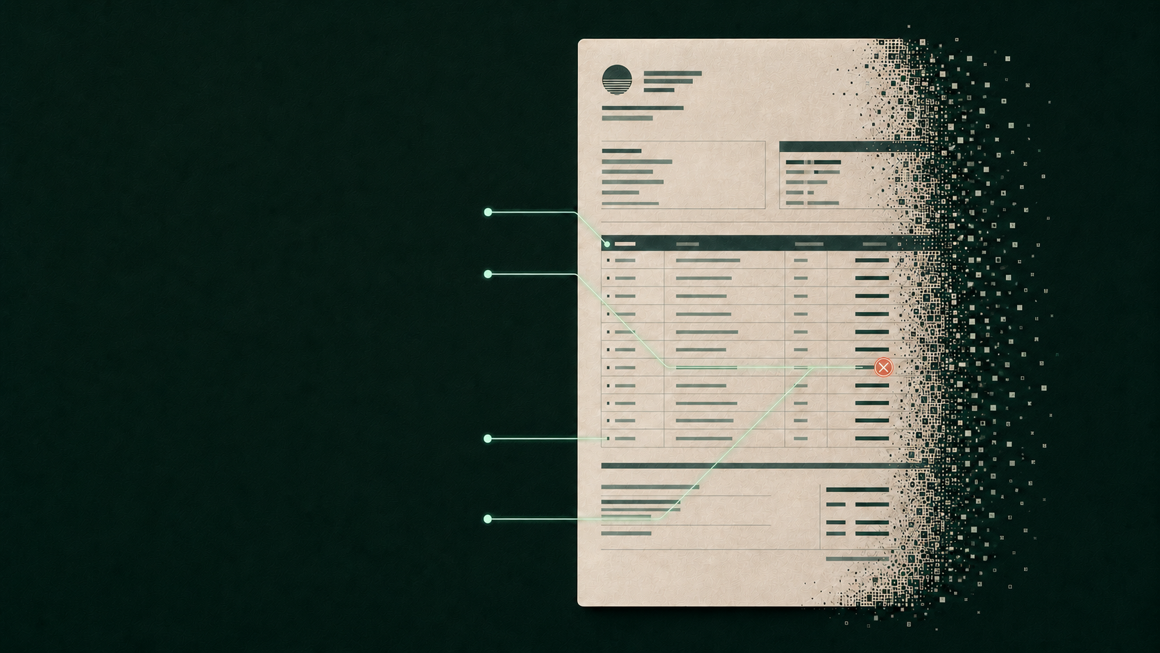 The Forged Bank Statement Problem