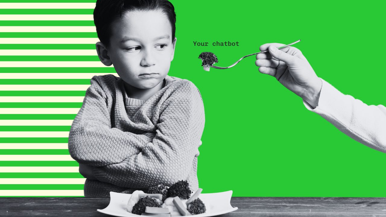 55% of consumers say they don't trust AI shopping chatbots & recommendations