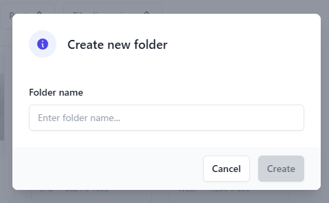 Create new folder