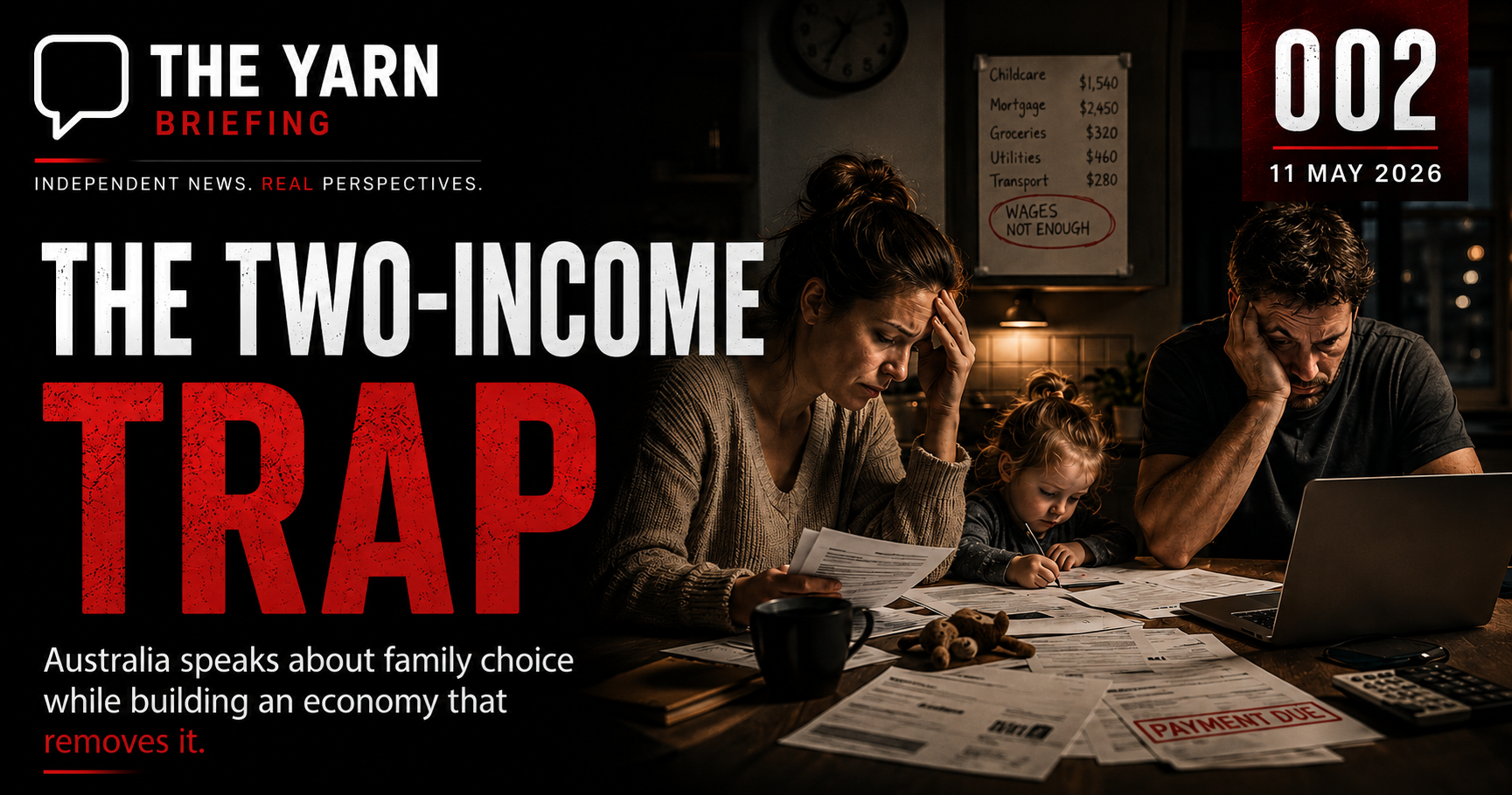 The Yarn Briefing | Issue 002: The Two-Income Trap