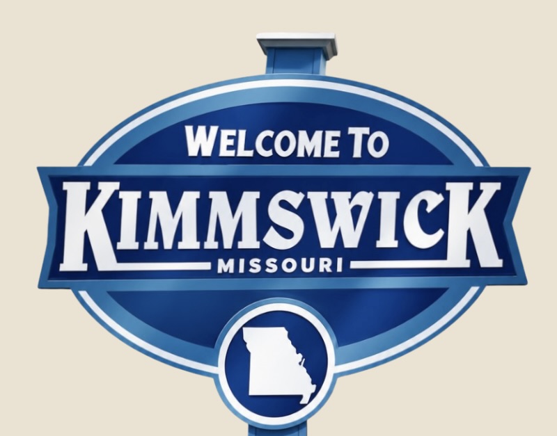 Kimmswick Missouri Welcome Sign