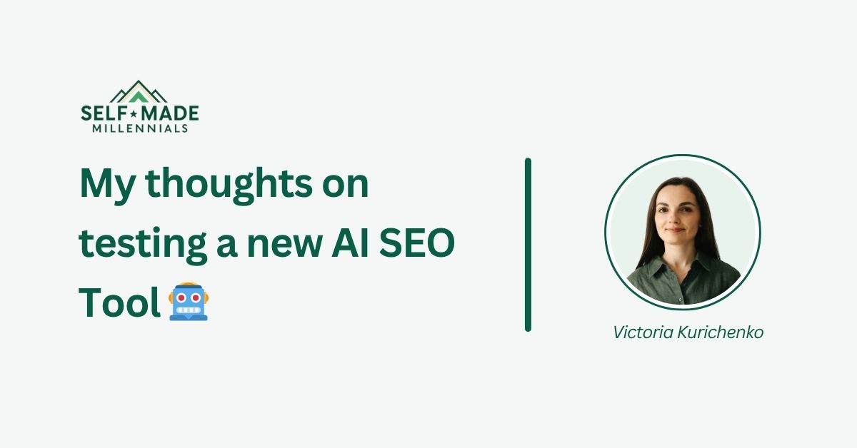seoページ My thoughts on testing a new AI SEO Tool 🤖