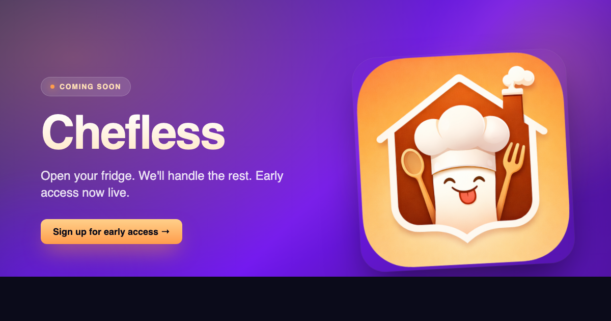 Inside Sahab this week: Chefless early access and product updates