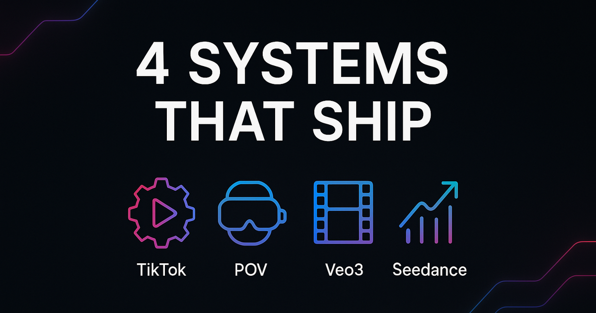 The 4 systems running while competitors chase the Hype