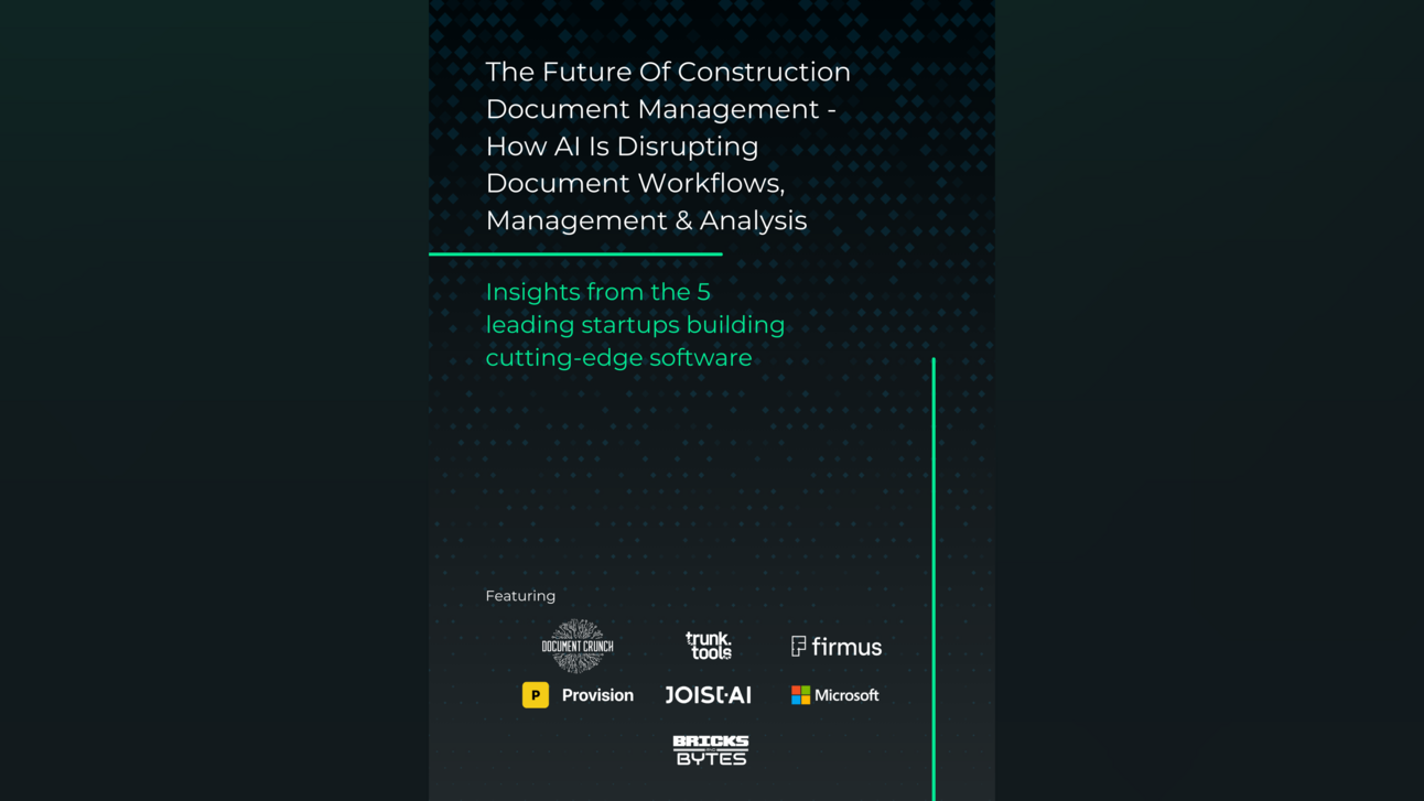REPORT - The Future Of Construction Document Management - How AI Is ...