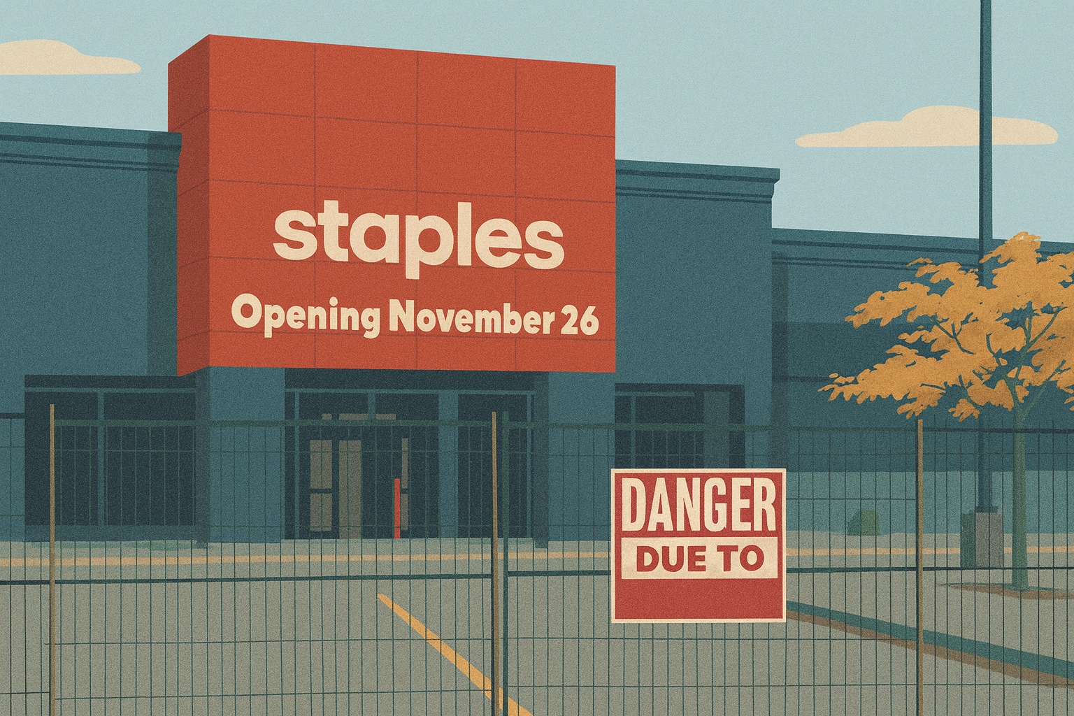 📫 Staples + No Frills Open