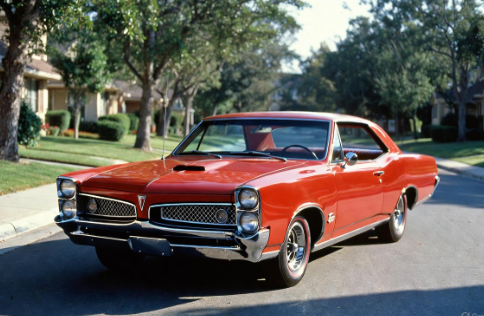 1967 Pontiac GTO in Regimental Red