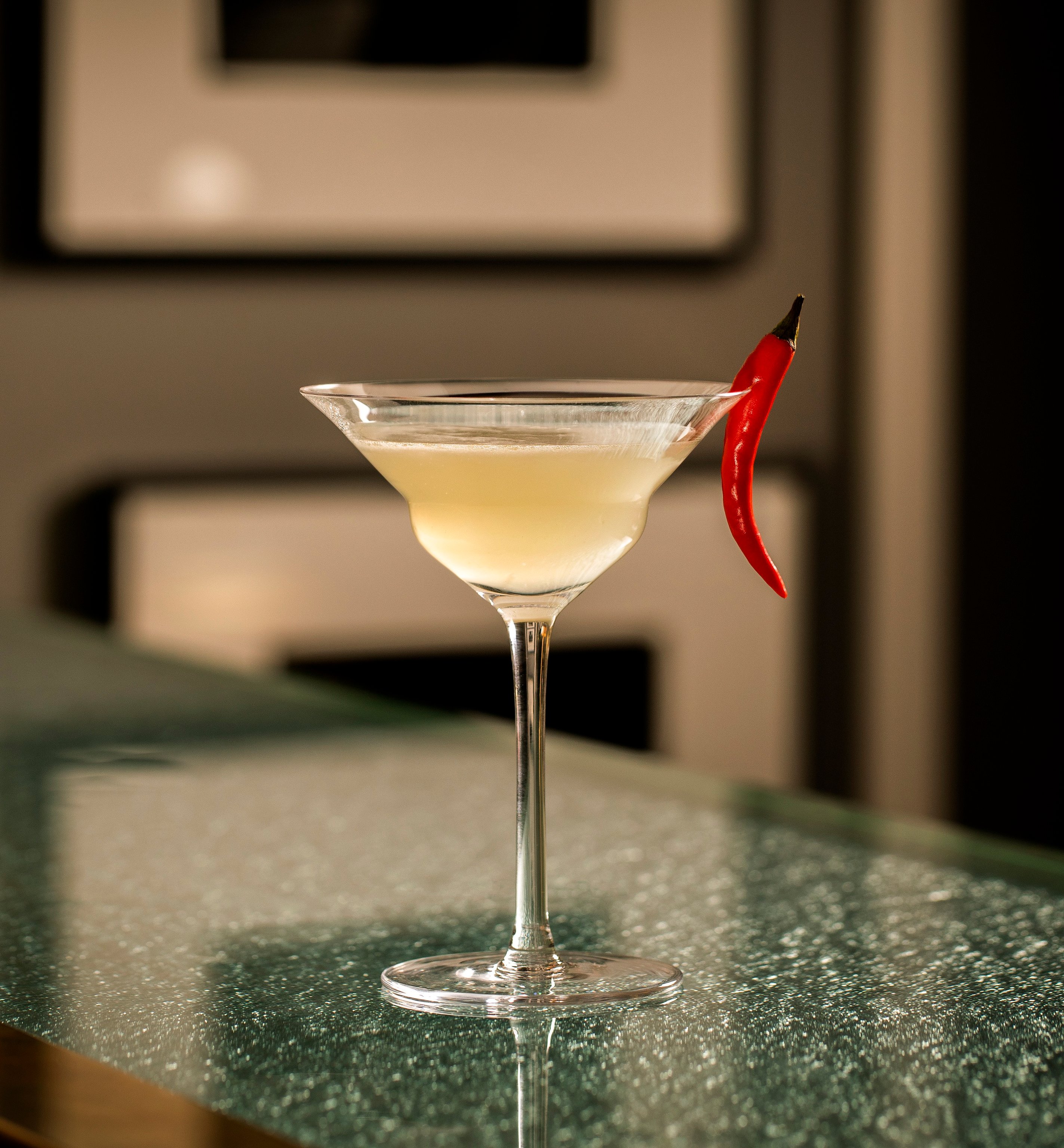 A cocktail served at Brown’s Hotel