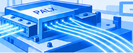 Conceptual optical-interconnect module with light channels