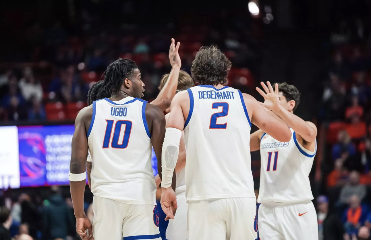 Boise State MBB dominated in a 96-55 win over Wyoming on Tuesday night