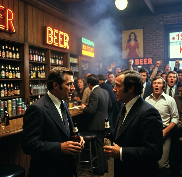 Miller Lite 1978 “Tastes Great, Less Filling” Bar Argument