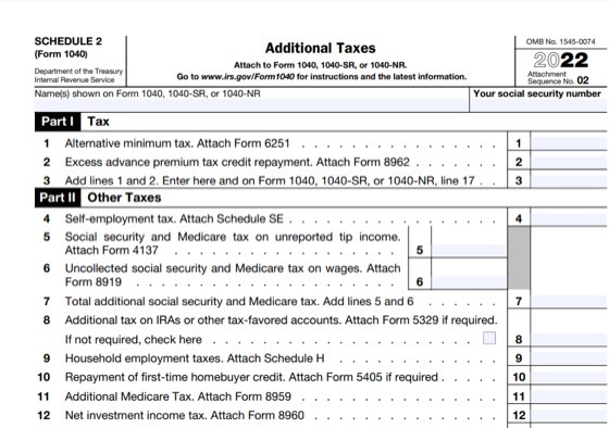 Additional Taxes