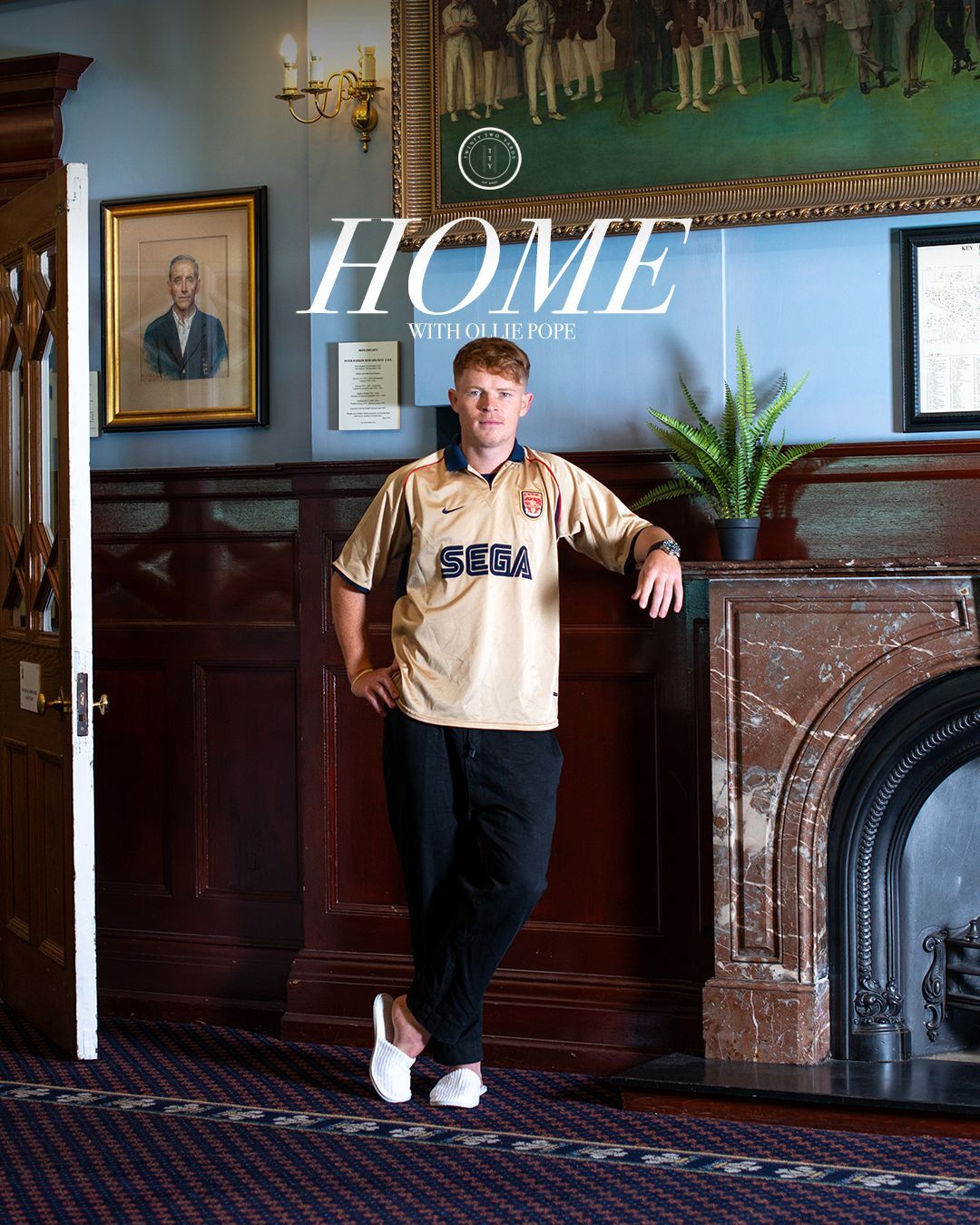 At Home with Ollie Pope