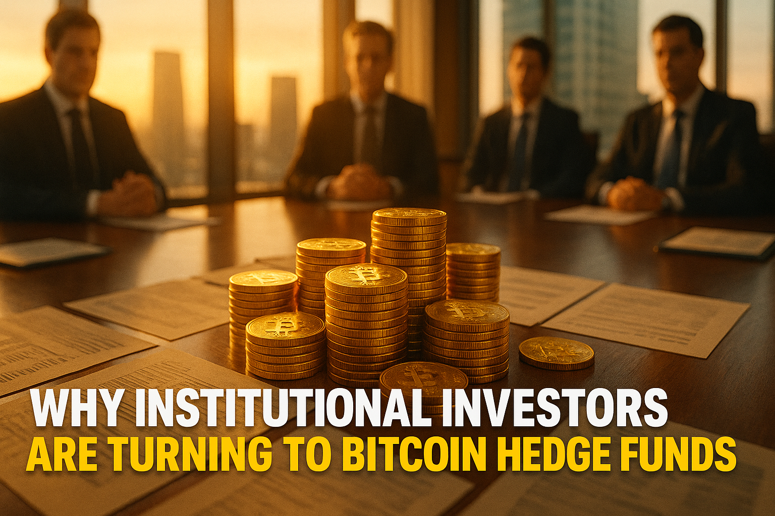 Why Institutional Investors Are Turning to Bitcoin Hedge Funds