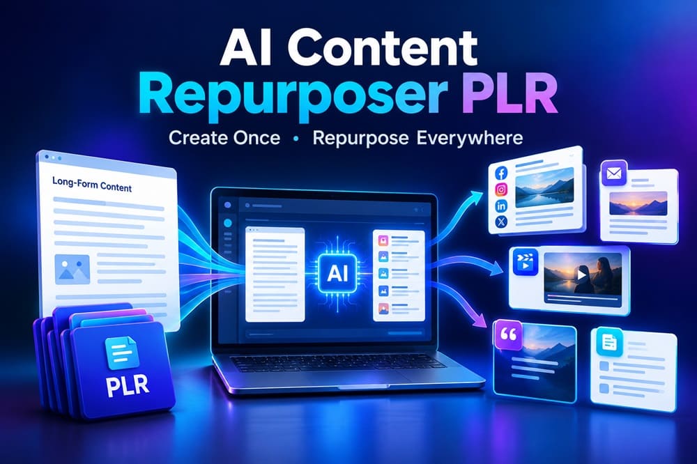 What is (PLR) AI Content Repurposer (Master Prompt Pack) ?