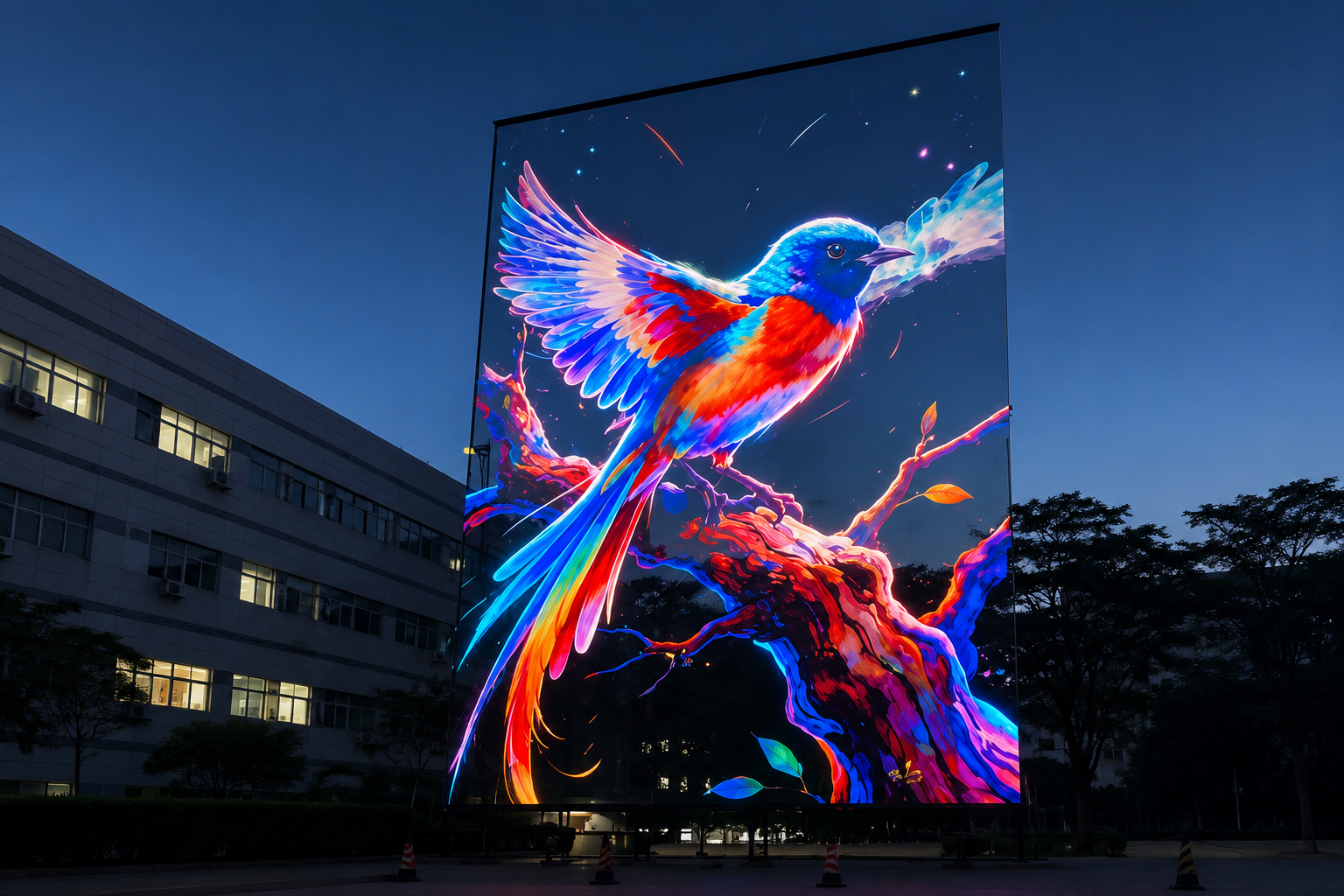 SHENZHEN TRANSPARENT DISPLAY FILM 3D VISUALS